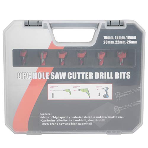 Hole Saw Drill Bits Set Professionelle Lochsägen verstärkte Gewinde Holzbearbeitung Bohrersatz für Holz Kunststoff und mehr orange 6 Stück inklusive Aufbewahrungsbox Hole Saw Drill Bits Set Professionelle Lochsägen verstärkte Gewinde Holzbearbeitung Bohrersatz für Holz Kunststoff und mehr orange 6 Stück inklusive Aufbewahrungsbox von NutriEss