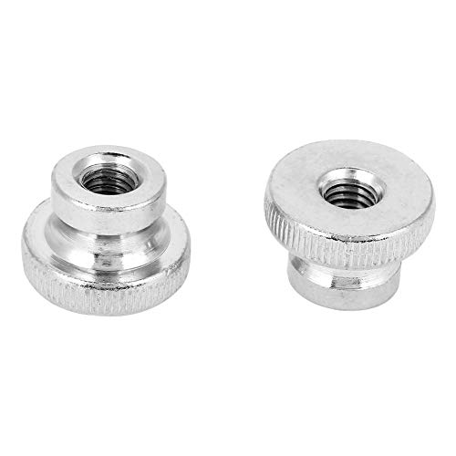 M3 M4 M5 M6 M8 M10 Beschichtete Kohlenstoffstahl Rändel Griffmuttern Handradmuttern zum einfachen Festziehen mit den Fingern für Maschinenbau und Heimwerker in verschiedenen (M8)2pcs)) von NutriEss