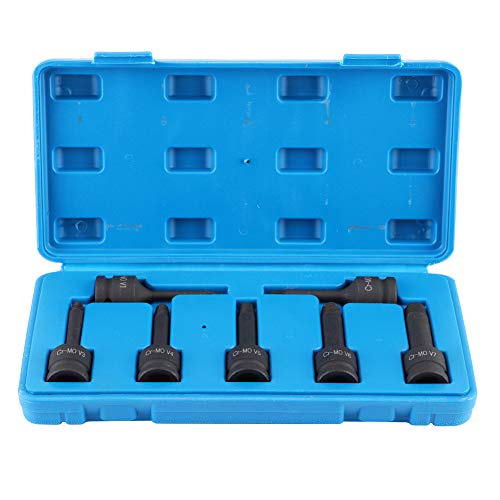 Nährstoffgeschädigte Bolzenextraktionssatz 7pcs 1/2in 12,5 mm Quadratscheibe Gewinde -Slippage Remover -Werkzeug für kaputte Stifte Nährstoffgeschädigte Bolzenextraktionssatz 7pcs 1/2in 12,5 mm Quadratscheibe Gewinde -Slippage Remover -Werkzeug für kaputte Stifte von NutriEss