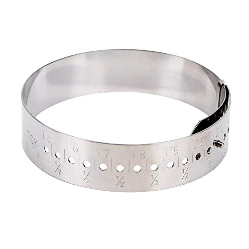 NutriEss Armband Messlehre Präzise Edelstahl Größeneinstellung Werkzeug für Handgelenke Schmuck Anpassung 15 bis 23 cm NutriEss Armband Messlehre Präzise Edelstahl Größeneinstellung Werkzeug für Handgelenke Schmuck Anpassung 15 bis 23 cm von NutriEss
