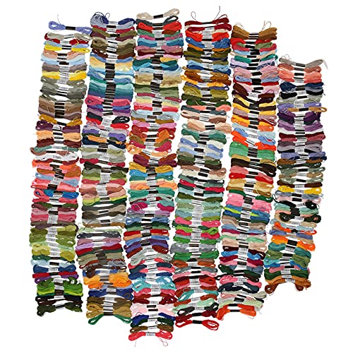 Nutriess Multicolor Stickerfäden Polyester Baumwollstränge 447 Stücke Basteln Sie Zahnseide für Kreuzstich und Armband Nutriess Multicolor Stickerfäden Polyester Baumwollstränge 447 Stücke Basteln Sie Zahnseide für Kreuzstich und Armband von NutriEss
