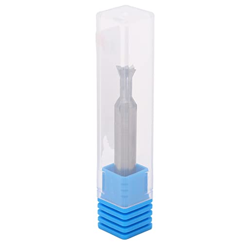 Schwalbenschwanzbit -Carbid 6mm Schaft 4 Flöten 50 mm Länge Universal Schwalbenschwanzmühlenschneider für Holzbearbeitung und Metallbearbeitungsprojekte (65°) von NutriEss