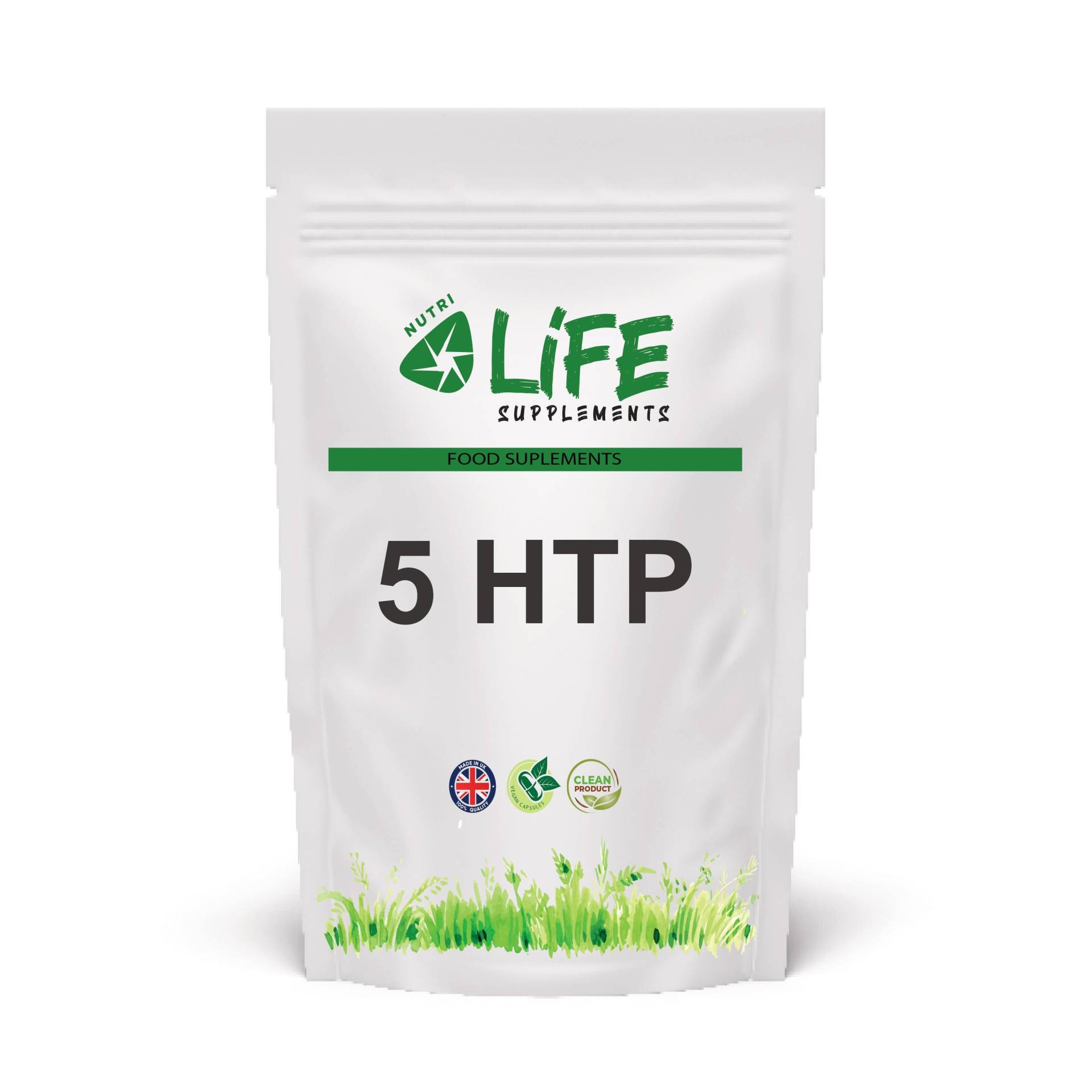 5Htp 400 Mg Vegane Kapseln Griffonia-Samenextrakt Echte Natürliche Saubere Ergänzung von NutriLifeSupplements
