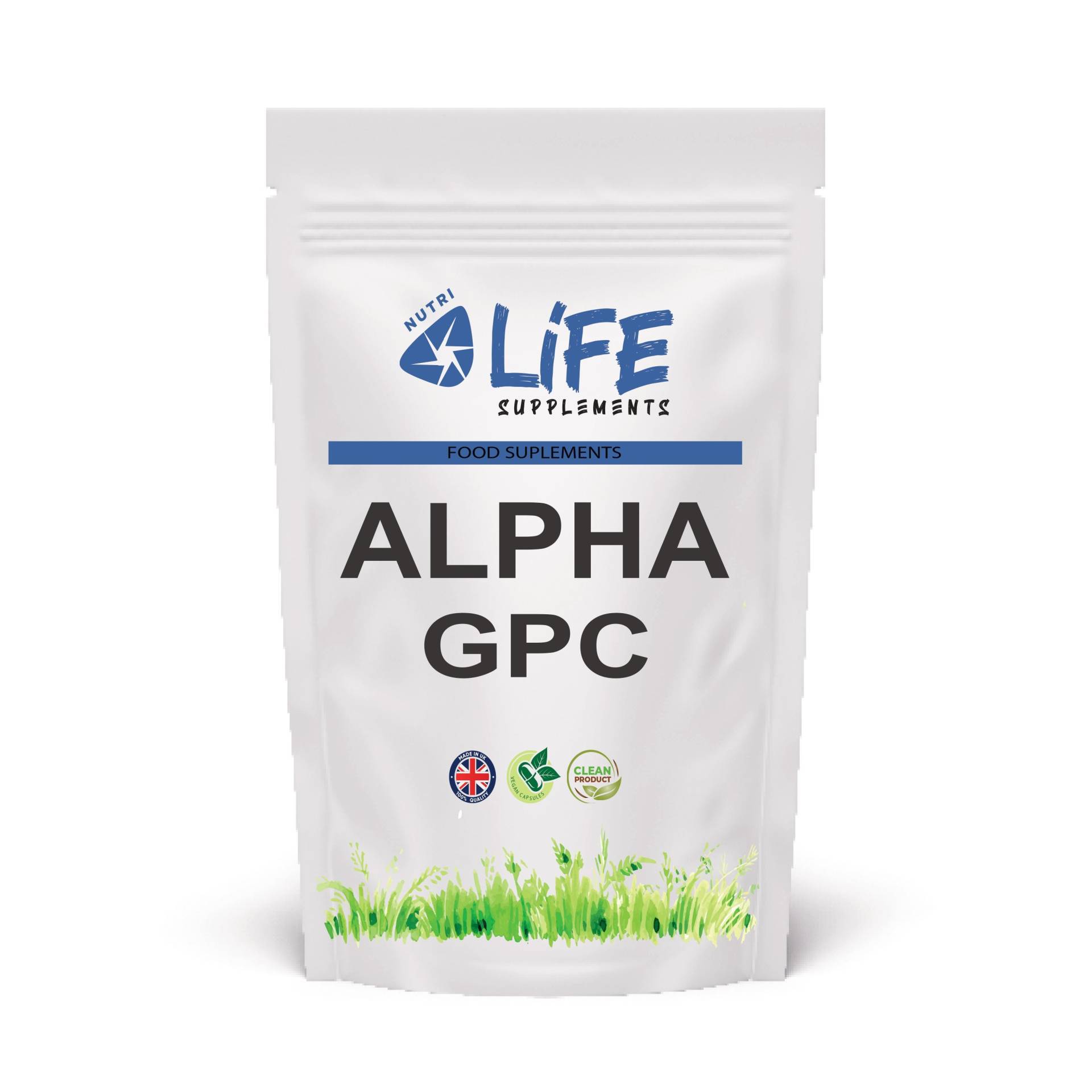 Alpha Gpc 100% 500 Mg Kapseln Natürliche Ergänzung von NutriLifeSupplements