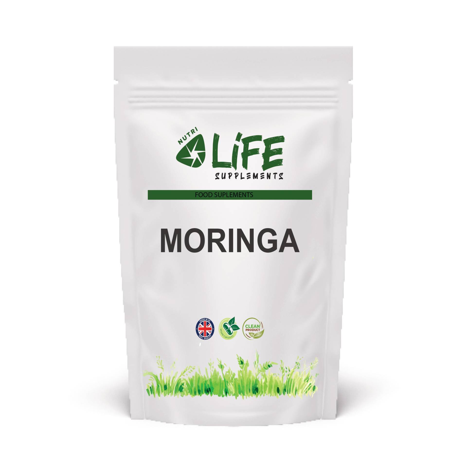 Moringa 600 Mg Kapseln - Echtes Natürliches Nahrungsergänzungsmittel, Für Veganer Geeignet von NutriLifeSupplements