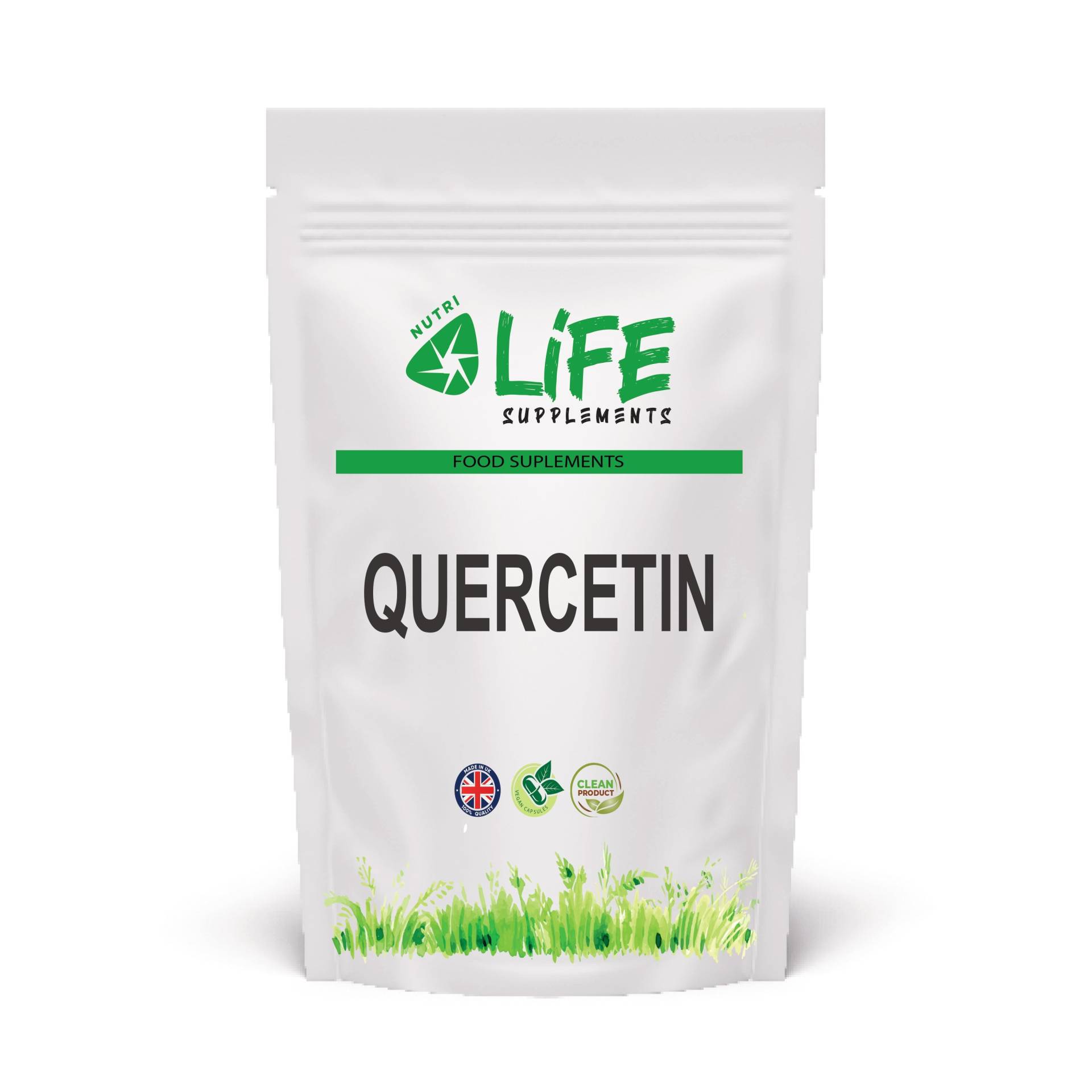Quercetin 500 Mg Uk Natürlicher Extrakt 98% Starke Wirksame Formel Vegan Kapseln Ergänzung von NutriLifeSupplements