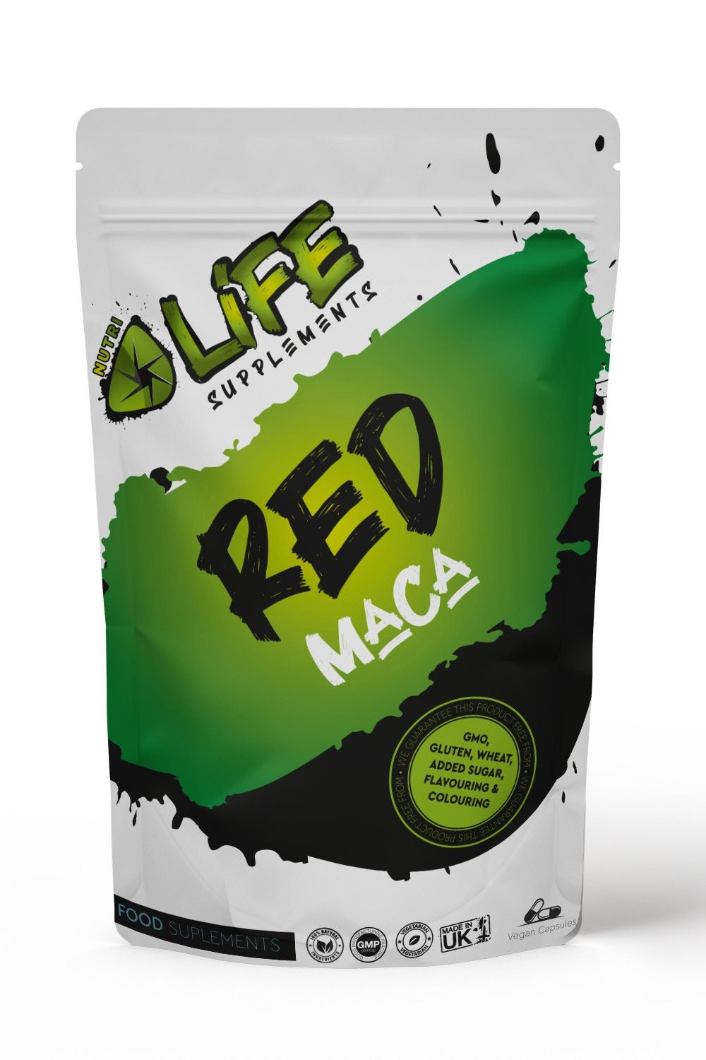 Reiner Roter Maca-Wurzelextrakt 600 Mg Pro Kapsel Red Maca-Ergänzung von NutriLifeSupplements