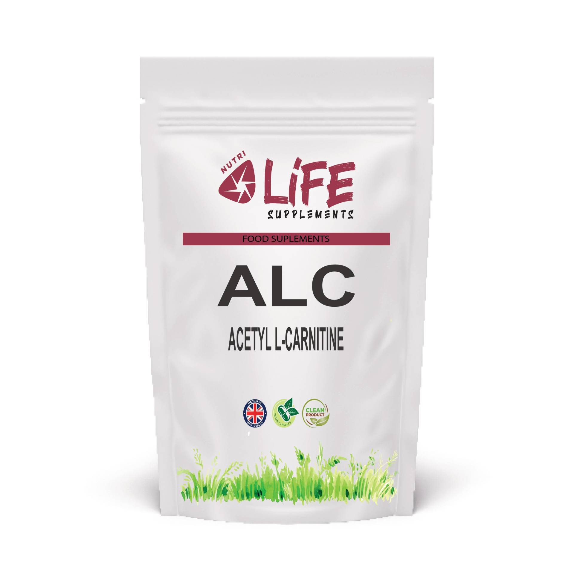 Pure Alc - Acetyl L Carnitin 600 Mg Ergänzung von NutriLifeSupplements