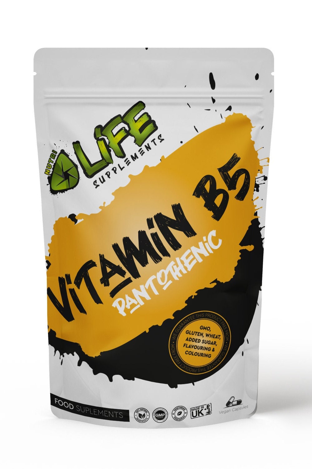 Vitamin B5 Pantothenic 500 Mg B5-Ergänzung von NutriLifeSupplements