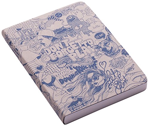 nuuna Design Notizbuch Graphic S - "Don´t Forget To Play" - Jeans Label Material, Softcover, Punktraster, DIN A6, blau nuuna Design Notizbuch Graphic S - "Don´t Forget To Play" - Jeans Label Material, Softcover, Punktraster, DIN A6, blau von Nuuna
