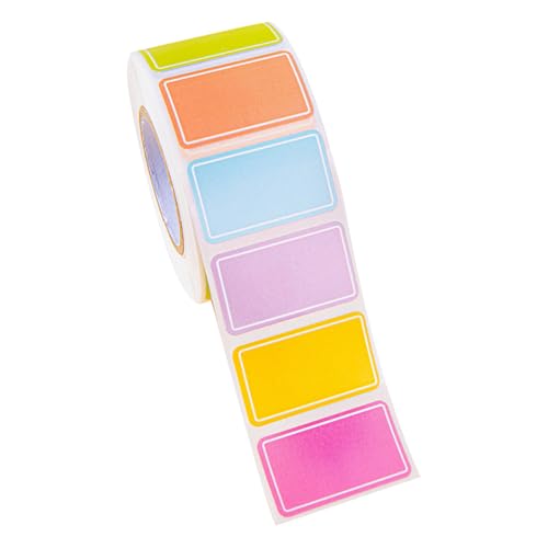 Farbetiketten Aufkleber Sticker - Selbstklebende Bunte Markierung, Abziehbare Umzugsaufkleber Boxen | Umzugsbox Etiketten Aufkleber, Farbige Namensaufkleber Sticker, Adressetiketten für Kartons Sortie von Nuyhadds