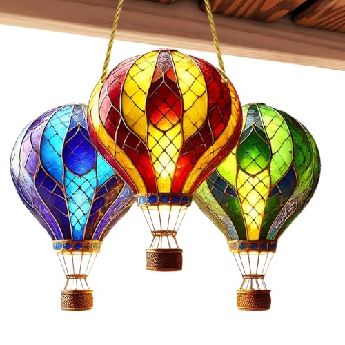 Nuyhadds Weihnachtliche Heißluftballon Deko,Wasserdichte Ballondécor Aus Acryl - Feierdekoration Für Zimmer Garten Hof Abend Jugendliche Kinder Nuyhadds Weihnachtliche Heißluftballon Deko,Wasserdichte Ballondécor Aus Acryl - Feierdekoration Für Zimmer Garten Hof Abend Jugendliche Kinder von Nuyhadds