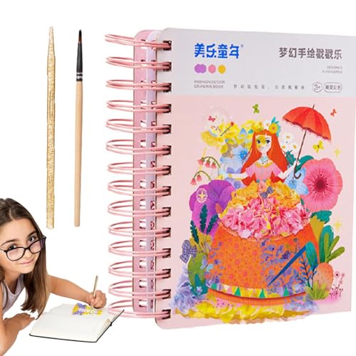 Nuyhadds Ziemlich hübsches Prinzessin -Spiel, Sticker Dress -up -Buch für Mädchen - Fun Princess Crafts Stylish Kids Activity Kit,Kinderbücher zu Mädchen und Frauenfragen für Familie, Freunde, Zuhause Nuyhadds Ziemlich hübsches Prinzessin -Spiel, Sticker Dress -up -Buch für Mädchen - Fun Princess Crafts Stylish Kids Activity Kit,Kinderbücher zu Mädchen und Frauenfragen für Familie, Freunde, Zuhause von Nuyhadds
