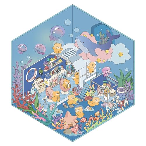 3D house Stickers, Kids Room Decals, Creative Room Stickers, Handcraft Wall Decals, Room Sticker Scenes, Peel and Stick Stickers, Creative Wall Stickers, Playful Room Stickers for Passing Time 3D house Stickers, Kids Room Decals, Creative Room Stickers, Handcraft Wall Decals, Room Sticker Scenes, Peel and Stick Stickers, Creative Wall Stickers, Playful Room Stickers for Passing Time von Nuyhgtr