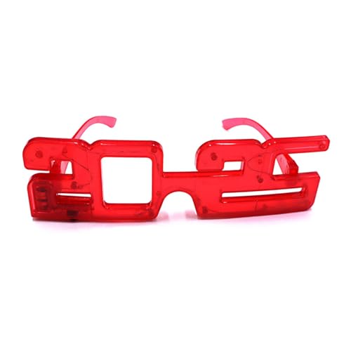 Blinkende Brille, Neujahrsbrille 2025, leuchtende Brille, Spielzeug, leuchtende Neon-Brillen, bunte blinkende Brille, Happy New Year Brille, 18 cm für Neujahr Blinkende Brille, Neujahrsbrille 2025, leuchtende Brille, Spielzeug, leuchtende Neon-Brillen, bunte blinkende Brille, Happy New Year Brille, 18 cm für Neujahr von Nuyhgtr
