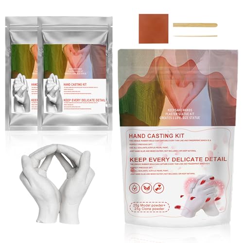 Hand Mold Powder, Quick-Set Casting Mix, Gentle Curing Material, Safe Handcrafting Compound, Easy-Use Sculpture Kit, Ideal for Family Projects, Home Art, Creative Sculpture von Nuyhgtr