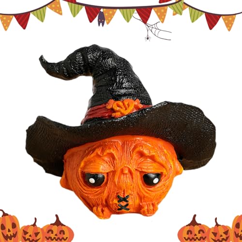 Nuyhgtr Halloween-Kürbis für den Schreibtisch,Halloween Kürbis Figuren Aus Kunstharz Mit Hut | Exquisites Festliches Lustiges Deko Accessoire Für Büro Wohnzimmer Fensterbank Schlafzimmer Party Nuyhgtr Halloween-Kürbis für den Schreibtisch,Halloween Kürbis Figuren Aus Kunstharz Mit Hut | Exquisites Festliches Lustiges Deko Accessoire Für Büro Wohnzimmer Fensterbank Schlafzimmer Party von Nuyhgtr