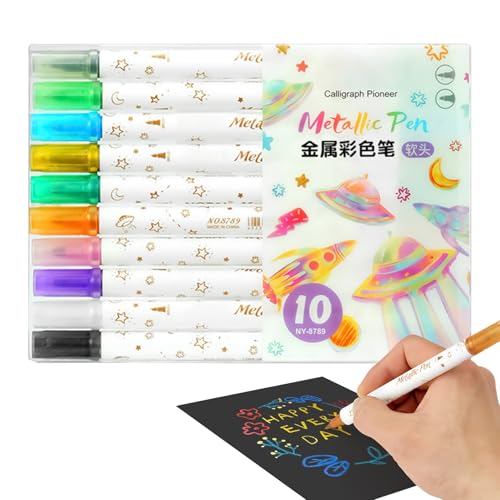 Nuyhgtr Paint Pens,10 Stück Leinwand Marker Permanent - Permanent Ölbasierte Kunstmalstifte Für Stoff Keramik Stein Leinwand Reifen Becher Metall | Vielseitig Für Keramik Tasse Steinmalerei Metall Gl Nuyhgtr Paint Pens,10 Stück Leinwand Marker Permanent - Permanent Ölbasierte Kunstmalstifte Für Stoff Keramik Stein Leinwand Reifen Becher Metall | Vielseitig Für Keramik Tasse Steinmalerei Metall Gl von Nuyhgtr