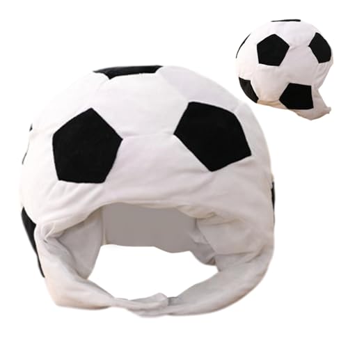 Plüsch-Fußballhut, Sporthut, Fantasie-Spielzeughut, lustiger Plüschhut, Fußballballhut, Cosplay-Hut, Weihnachtsplüschhut, Weihnachtsmütze, Plüsch-Fußballhut, Sporthut, Fantasie-Spielzeughut, lustiger Plüschhut, Fußballballhut, Cosplay-Hut, Weihnachtsplüschhut, Weihnachtsmütze, von Nuyhgtr