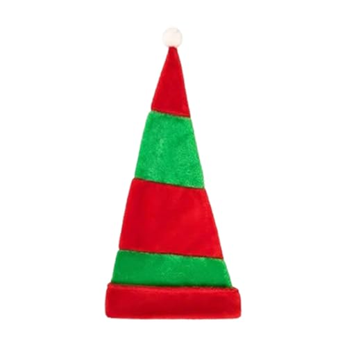 Plüschmütze, Weihnachtsmütze Nikolausmütze, Neujahr Beanie Mütze, Weihnachten Gestreifte Mütze mit, Lange Gestreifte Nikolausmütze, Gestreifte Lange Nikolausmütze mit für Weihnachtskostüm und Plüschmütze, Weihnachtsmütze Nikolausmütze, Neujahr Beanie Mütze, Weihnachten Gestreifte Mütze mit, Lange Gestreifte Nikolausmütze, Gestreifte Lange Nikolausmütze mit für Weihnachtskostüm und von Nuyhgtr