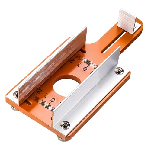 Router Templates, Ergonomic Router Guides, Adjustable Arc Slotting Tool, Precision Woodworking Jig for Joiners, Handmade Projects, Cabinet Makers, Furniture Crafters, 4.96x3.62 inches Router Templates, Ergonomic Router Guides, Adjustable Arc Slotting Tool, Precision Woodworking Jig for Joiners, Handmade Projects, Cabinet Makers, Furniture Crafters, 4.96x3.62 inches von Nuyhgtr