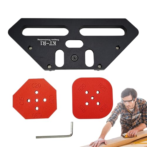 Router Templates, Precision Arc Cutting Guide, Sturdy Aluminum Alloy Stencil Tool, Woodworking Router Jig for Home Carpentry, Furniture Edges, Craftsmen, 11.02x5.71x1.42 inches Router Templates, Precision Arc Cutting Guide, Sturdy Aluminum Alloy Stencil Tool, Woodworking Router Jig for Home Carpentry, Furniture Edges, Craftsmen, 11.02x5.71x1.42 inches von Nuyhgtr