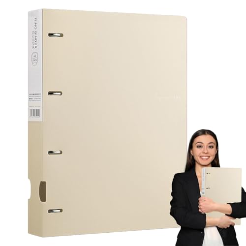 Schuldokumentenmappe, 4-Loch-Ordner, Projekt-Dokumenten-Organizer, Ordner-Organizer, Schulordner, nachfüllbare Projektordner, Projekt-Organisationsmappe von Nuyhgtr