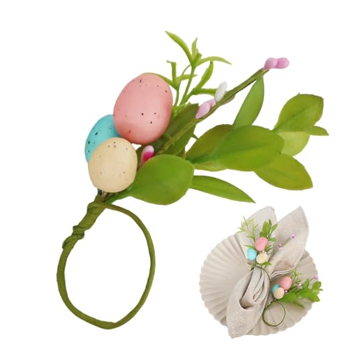 Servietten Ringe - Ostereier Serviettenhalter | Tischserviettenringe,Für Hochzeiten Feiertage Geburtstage Familienfeiern Weihnachtsessen Servietten Ringe - Ostereier Serviettenhalter | Tischserviettenringe,Für Hochzeiten Feiertage Geburtstage Familienfeiern Weihnachtsessen von Nuyhgtr