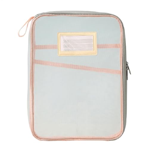 Supplies Schreibwarentasche, transparente Dokumentenmappe, wasserdichte Dokumententasche mit großer Kapazität und leicht zugänglichem Design, perfekt für A4-Akten und Büroorganisation von Nuyhgtr