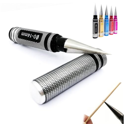 Exteriorm Multipurpose Manual Hole Punch, Steel Metal 0-14mm Hole Puncher Reamer, Straw Hole Puncher for Plastic Lids, DIY Punchs Grinder Tool for Rc Body Shell Drills Tool von Nuyiac