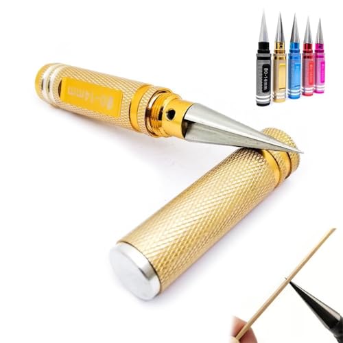 Exteriorm Multipurpose Manual Hole Punch, Steel Metal 0-14mm Hole Puncher Reamer, Straw Hole Puncher for Plastic Lids, DIY Punchs Grinder Tool for Rc Body Shell Drills Tool von Nuyiac