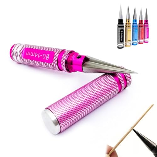 Exteriorm Multipurpose Manual Hole Punch, Steel Metal 0-14mm Hole Puncher Reamer, Straw Hole Puncher for Plastic Lids, DIY Punchs Grinder Tool for Rc Body Shell Drills Tool von Nuyiac