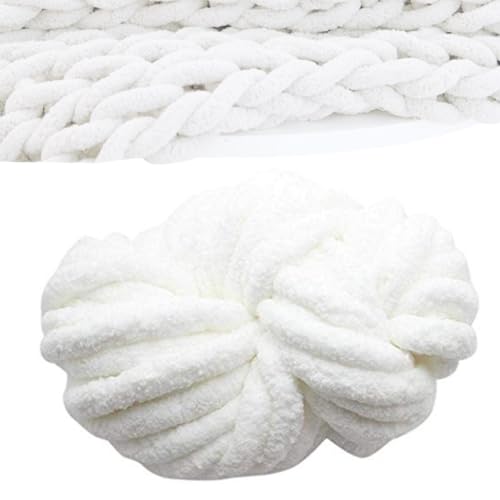 Chenille-Garn – riesiges dickes handgestricktes Chenille-Garn – weiches Häkelzubehör für Haustierbetten, Bademäntel, Heimdekoration, Teppiche, Mützen und Pullover von Nuytghr