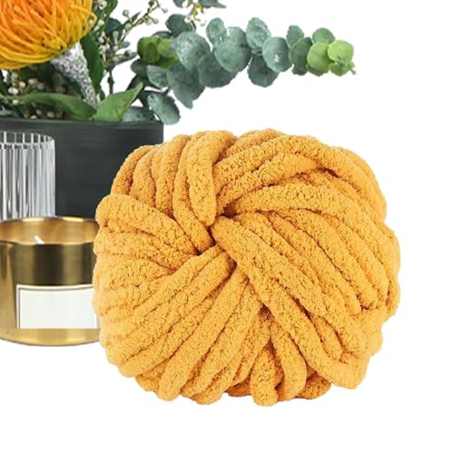 Chenille-Garn zum Häkeln, Deckengarn, Strickzubehör, Häkeln, Basteln für Mützen, Kissen, Babykleidung, Haustierbett, Korb, Schal von Nuytghr