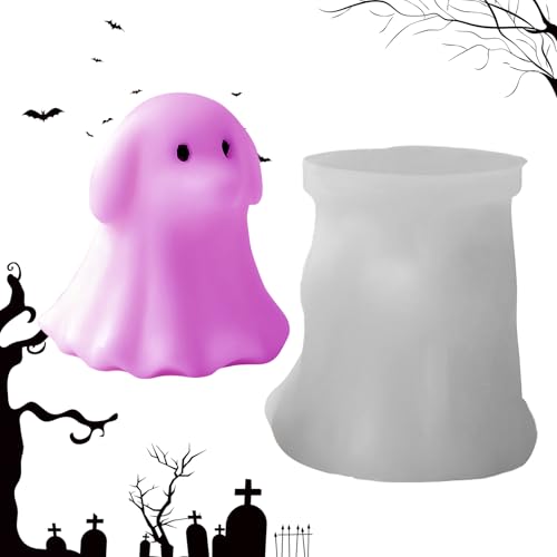 Gespenster Kerzenformen - 3D Halloween Formen | Zubehör Für Bastelprojekte Mit Epoxidharz Schimmeln Zur Herstellung Von Seifen Gips von Nuytghr