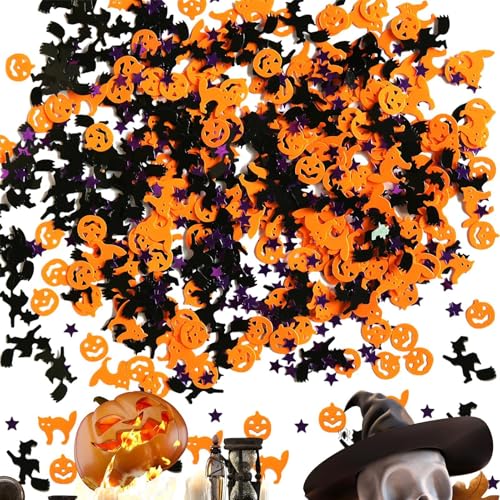 Halloween Glitzer Konfetti - Halloween Party Tisch Streukonfetti - Halloween Form Glitzer Folie Tisch Streudeko Konfetti für Halloween Konfetti Party Sets 15g Halloween Glitzer Konfetti - Halloween Party Tisch Streukonfetti - Halloween Form Glitzer Folie Tisch Streudeko Konfetti für Halloween Konfetti Party Sets 15g von Nuytghr