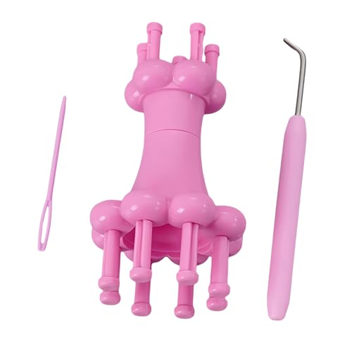 Knitting Machine, Cord Weaving Tool, Rope Braider, 4.72x0.98 Inches, Manual Craft Knitter, Handmade Portable Yarn Winder for Beginner Girls Bracelet, Long Lasting Knitting Machine, Cord Weaving Tool, Rope Braider, 4.72x0.98 Inches, Manual Craft Knitter, Handmade Portable Yarn Winder for Beginner Girls Bracelet, Long Lasting von Nuytghr