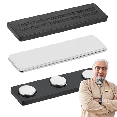 Magnetic Name Tag, Strong Magnet Holder, Reusable Buckle for Men and Women, Uniform Accessory for Employees, Shelves, Toolbox, Whiteboard, Classroom, Clothing Attachment Magnetic Name Tag, Strong Magnet Holder, Reusable Buckle for Men and Women, Uniform Accessory for Employees, Shelves, Toolbox, Whiteboard, Classroom, Clothing Attachment von Nuytghr