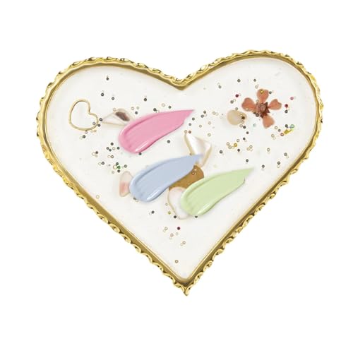 Nagelfarbpalette, Nagelgel-Farb-Make-up-Präsentationstafel | Brett mit goldfarbenem Rand, elegantes Harz-Tablett für Mädchen, Gel-Kunstübungen, Frauen, Schönheitsstudio, Station, Salon, Maniküre zu von Nuytghr
