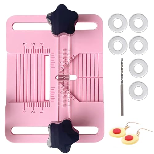 Nuytghr Adjustable Earring Making, Handmade Jewelry Drill Tool Set, Craft Kit, 12x9x3.3cm, for Beginners, Artists, School Projects, and Home Necklace Design Creating Handmade Earrings Nuytghr Adjustable Earring Making, Handmade Jewelry Drill Tool Set, Craft Kit, 12x9x3.3cm, for Beginners, Artists, School Projects, and Home Necklace Design Creating Handmade Earrings von Nuytghr