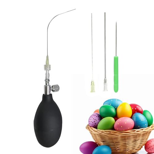 Nuytghr Egg Blower Kit, Easter Egg Piercer, Craft Drill Tool, Woodworking Beads Accessory, Creative Art Gadget for School Projects, Holiday Decor, Christmas Crafts or Activities with Kids, PVC Nuytghr Egg Blower Kit, Easter Egg Piercer, Craft Drill Tool, Woodworking Beads Accessory, Creative Art Gadget for School Projects, Holiday Decor, Christmas Crafts or Activities with Kids, PVC von Nuytghr