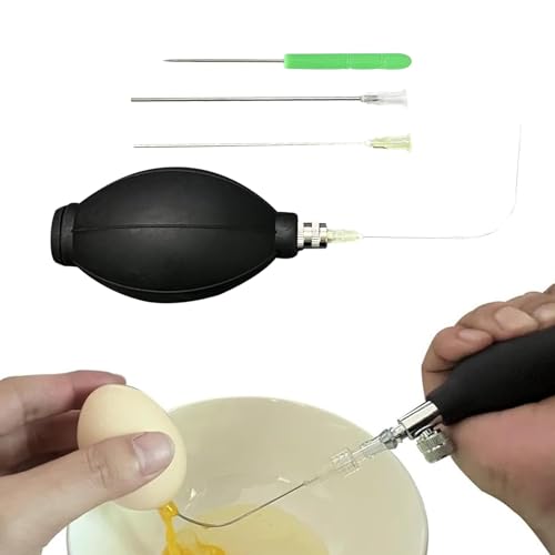 Nuytghr Egg Blower Kit, Easter Egg Piercer, Craft Drill Tool, Woodworking Beads Accessory, Creative Art Gadget for School Projects, Holiday Decor, Christmas Crafts or Activities with Kids, PVC Nuytghr Egg Blower Kit, Easter Egg Piercer, Craft Drill Tool, Woodworking Beads Accessory, Creative Art Gadget for School Projects, Holiday Decor, Christmas Crafts or Activities with Kids, PVC von Nuytghr