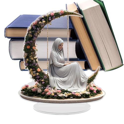Nuytghr Eid Centerpieces, Moon Tabletop Decoration, Festival Ornament, Elegant Desktop Display, Festive Home Accent 11.81x10.24x0.39 inches, Perfect for Home, Bedroom, Party Nuytghr Eid Centerpieces, Moon Tabletop Decoration, Festival Ornament, Elegant Desktop Display, Festive Home Accent 11.81x10.24x0.39 inches, Perfect for Home, Bedroom, Party von Nuytghr