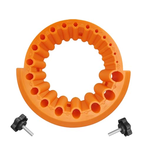 Power Drill Bit Sharpeners, Grinding Attachment Tool, Electric Bit Reshaping Accessory, Orange, Green, Compact Angle Guide Design, for Workshop, Construction Use Power Drill Bit Sharpeners, Grinding Attachment Tool, Electric Bit Reshaping Accessory, Orange, Green, Compact Angle Guide Design, for Workshop, Construction Use von Nuytghr