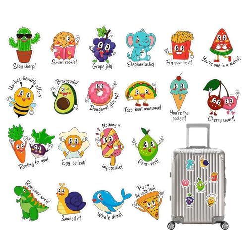 Punny Aufkleber für Kinder, Wasserflaschen-Aufkleber, Punny-Thema, wasserdichte Aufkleber, ästhetische Schreibwaren für Kinder, Teenager, Mädchen, Jungen, Wasserflasche von Nuytghr