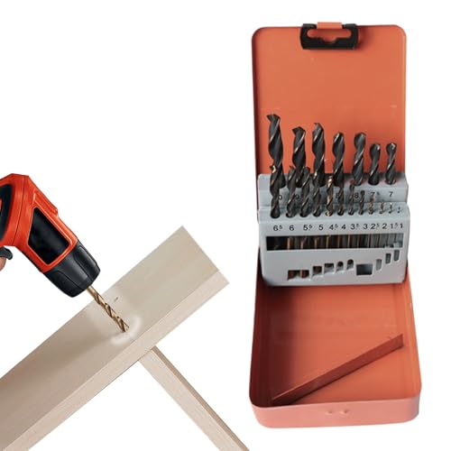 Schraubendreher-Bit-Set, Bohrspitzen-Set, Schnellwechsel-Präzision, 15 x 10,8 x 3,1 cm, stabile Stahlkonstruktion, inklusive Aufbewahrungsbox, ideal für -, Indoor-, Bauprojekte Schraubendreher-Bit-Set, Bohrspitzen-Set, Schnellwechsel-Präzision, 15 x 10,8 x 3,1 cm, stabile Stahlkonstruktion, inklusive Aufbewahrungsbox, ideal für -, Indoor-, Bauprojekte von Nuytghr