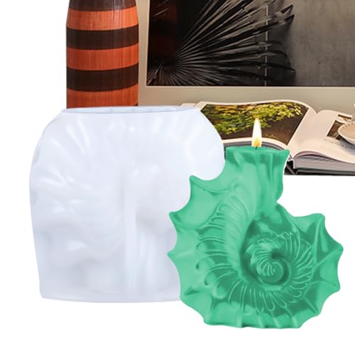 Silikon-Kerzenformen, Epoxidharz-Formen, Muschel-Design, leicht zu lösen, hitzebeständiges Material, ideal für Süßigkeitenherstellung, Schokoladenbasteln, dekorative Projekte Silikon-Kerzenformen, Epoxidharz-Formen, Muschel-Design, leicht zu lösen, hitzebeständiges Material, ideal für Süßigkeitenherstellung, Schokoladenbasteln, dekorative Projekte von Nuytghr