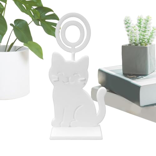 Tischnummernhalter, dekorative Tischschild-Clips, Namenskartenständer, Katzenform, Bilderständer für Notizen, Hotels, Esszimmer, Zuhause Tischnummernhalter, dekorative Tischschild-Clips, Namenskartenständer, Katzenform, Bilderständer für Notizen, Hotels, Esszimmer, Zuhause von Nuytghr