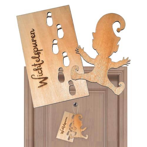 Weihnachtswichtel, Fußabdruck-Schablone, Weihnachtsboden-Schablone, Holzfenster, Urlaubsdekoration, Fußabdruck-Schablonen für Böden, Wand und Dekorationen Weihnachtswichtel, Fußabdruck-Schablone, Weihnachtsboden-Schablone, Holzfenster, Urlaubsdekoration, Fußabdruck-Schablonen für Böden, Wand und Dekorationen von Nuytghr