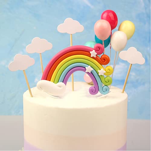 Kuchendekoration, Cake Topper, Kuchendekoration, Geburtstag, Mädchen – Kuchen Deko Luftballons mit Konfetti Luftballons Regenbogen Wolke Stern Mond für Kinder Dekoration Party Geburtstag Kuchendekoration, Cake Topper, Kuchendekoration, Geburtstag, Mädchen – Kuchen Deko Luftballons mit Konfetti Luftballons Regenbogen Wolke Stern Mond für Kinder Dekoration Party Geburtstag von Nv Wang